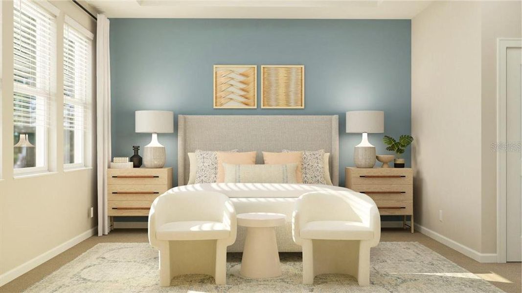 Furnished interior view inside a new home in Bronson's Ridge, Apopka (Image 12).