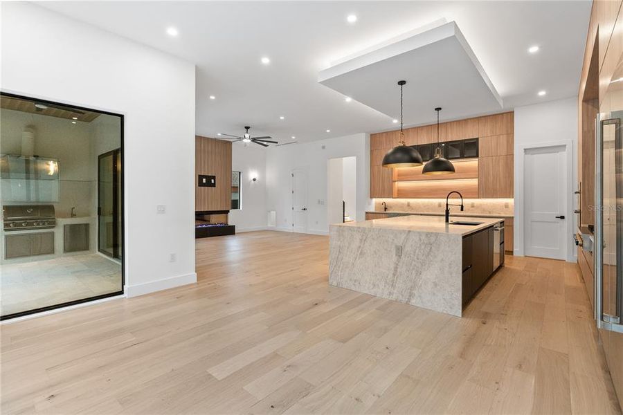 Furnished interior view inside a new home in , Tampa (Image 28). Furnished interior view inside a new home in , Tampa (Image 28).