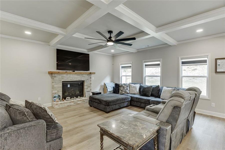 Furnished interior view inside a new home in , Hoschton (Image 9). Furnished interior view inside a new home in , Hoschton (Image 9).