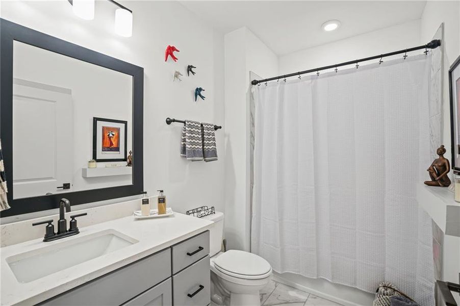 Furnished interior view inside a new home in Gatherings® at Herrington, Cumming (Image 19).