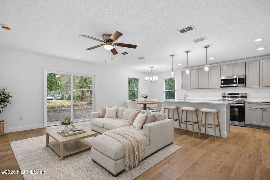 Furnished interior view inside a new home in , Jacksonville (Image 17).
