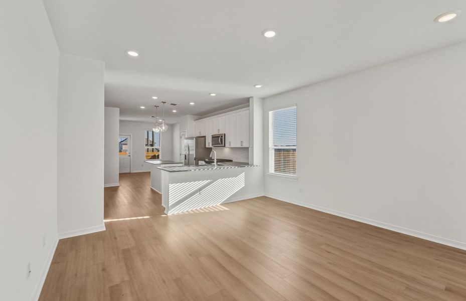 Spacious, unfurnished interior of a new home in Crosswinds, Kyle (Image 32). Spacious, unfurnished interior of a new home in Crosswinds, Kyle (Image 32).