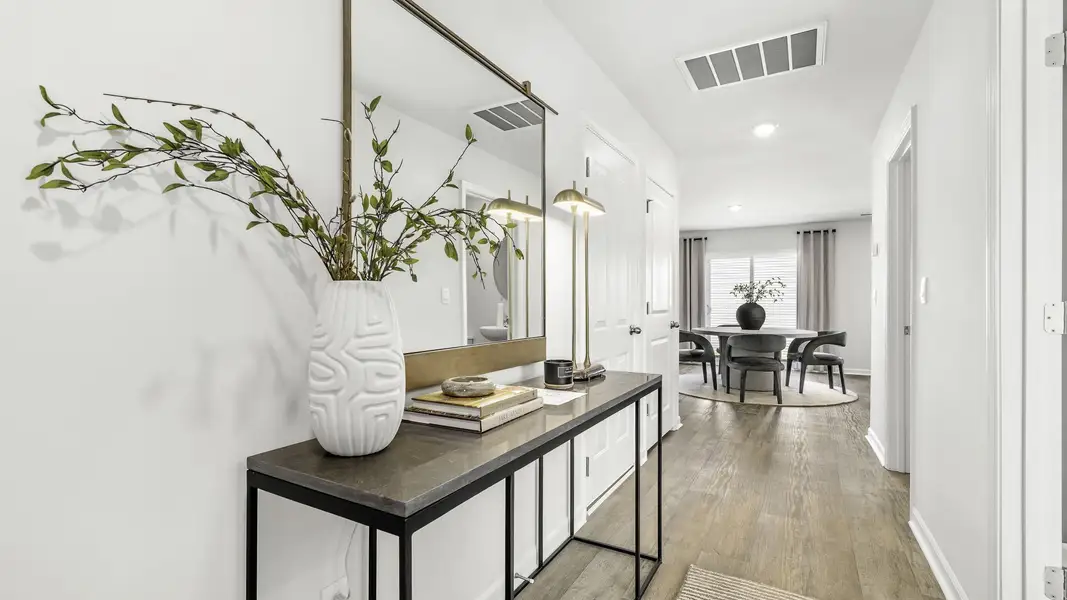 Furnished interior view inside a new home in Aspen Place, Thomasville (Image 3).