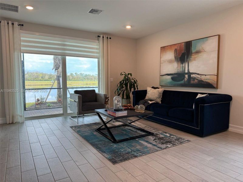 Furnished interior view inside a new home in , Punta Gorda (Image 10).