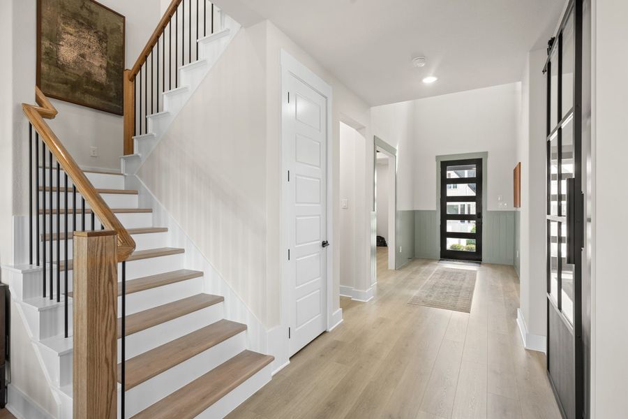 Representative unfurnished interior of a home built from the Hero by Rockwell Homes in Creekside, Royse City (Image 25). Representative unfurnished interior of a home built from the Hero by Rockwell Homes in Creekside, Royse City (Image 25).