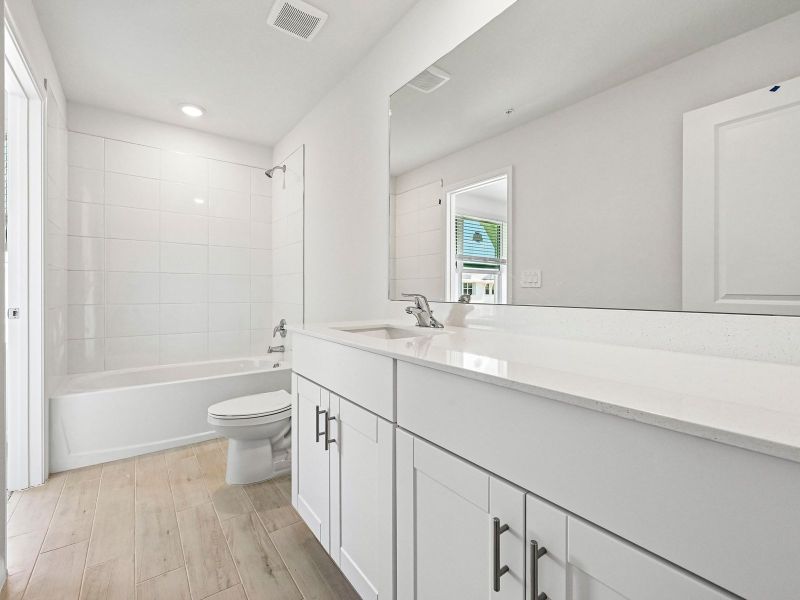 Furnished interior view inside a new home in Tidewater, Fort Pierce (Image 10).