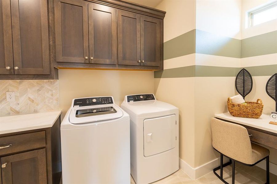 Furnished interior view inside a new home in , Little Elm (Image 16).