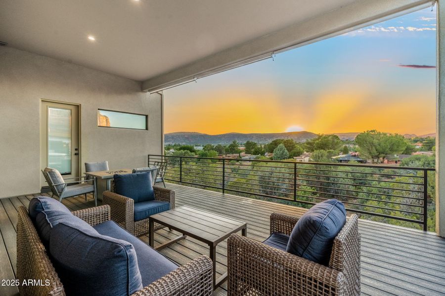 Back Terrace at Sunset 1 Back Terrace at Sunset 1