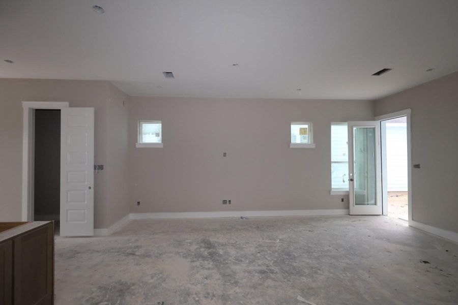 In-progress construction of a new home in Bridgeland Central: Emerald Heights - Cottages Row Collection, Cypress, TX (Image 14).