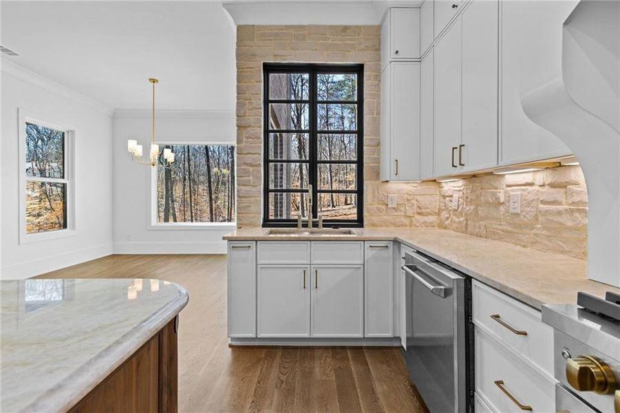 Furnished interior view inside a new home in , Lawrenceville (Image 9).