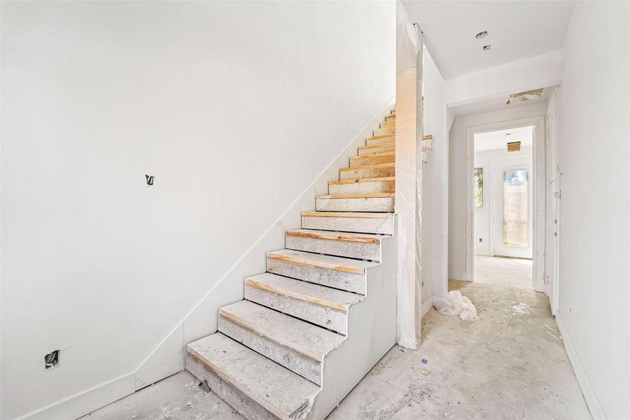 In-progress construction of a new home in , Houston, TX (Image 37).