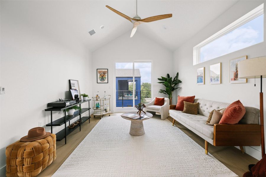 Furnished interior view inside a new home in , Austin (Image 9).
