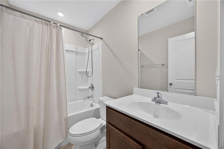 Furnished interior view inside a new home in Riverside at Calhoun, Calhoun (Image 15).