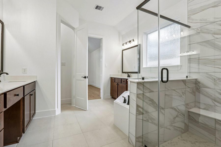 Furnished interior view inside a new home in The Highlands, Porter (Image 11).