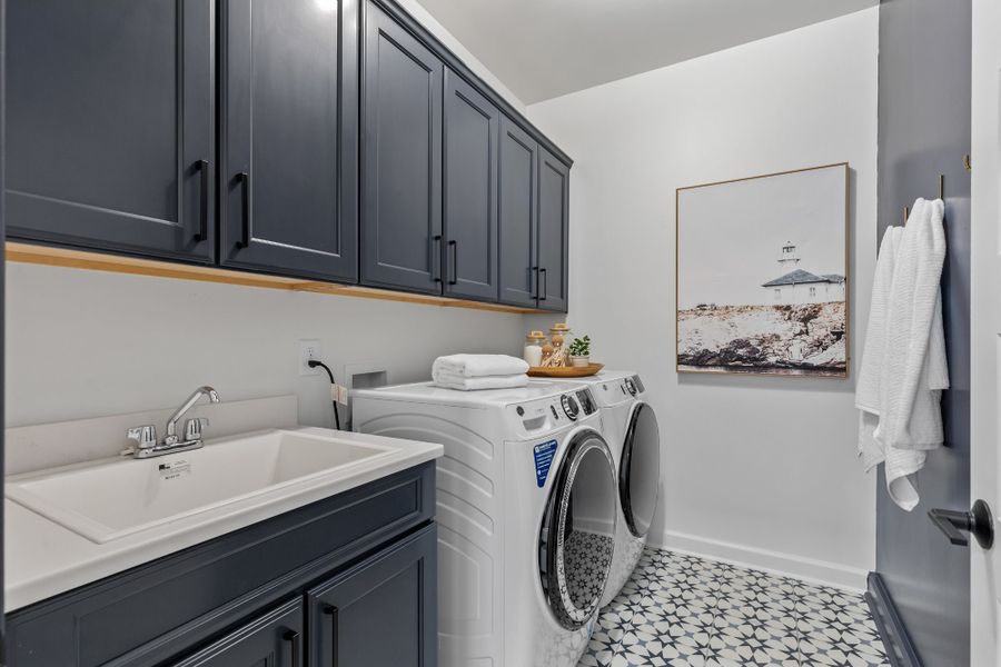 Representative furnished interior of a home built from the The Surfrider by Chesapeake Homes in Coastal Club of the Carolinas, Calabash (Image 57).