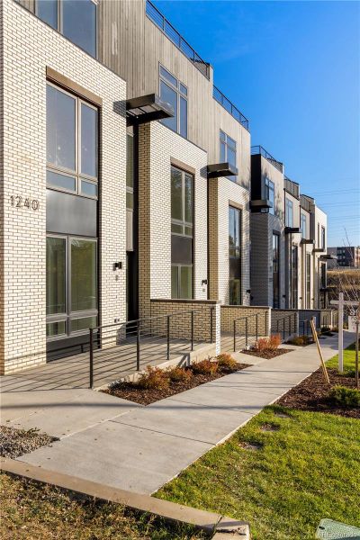 Exterior details and patio area of a home in , Denver (Image 2).