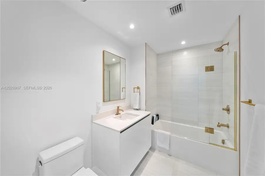 Furnished interior view inside a new home in , Miami (Image 25).