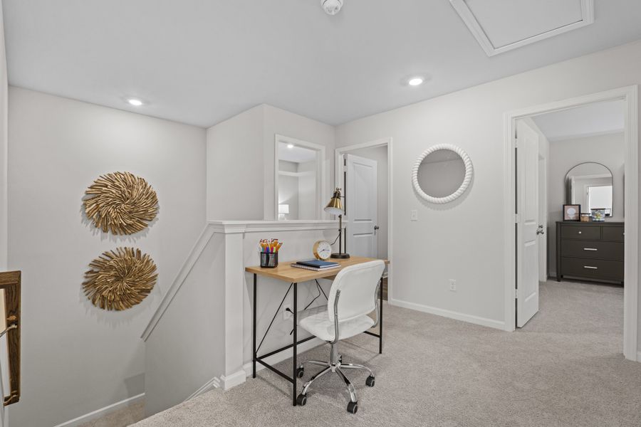 Representative furnished interior of a home built from the Myrtle L by McGuinn Homes in Canary Woods, Hopkins (Image 15). Representative furnished interior of a home built from the Myrtle L by McGuinn Homes in Canary Woods, Hopkins (Image 15).