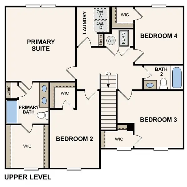 2D floor plan layout for the Essex by Century Complete in Liberty Pointe, Villa Rica, GA (Image 4). 2D floor plan layout for the Essex by Century Complete in Liberty Pointe, Villa Rica, GA (Image 4).