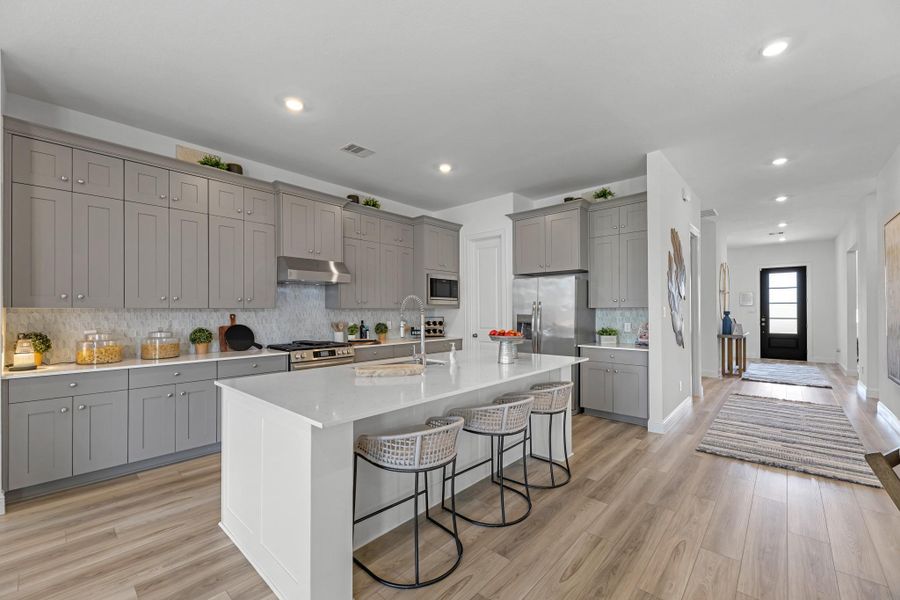 Furnished interior view inside a new home in , League City (Image 11). Furnished interior view inside a new home in , League City (Image 11).