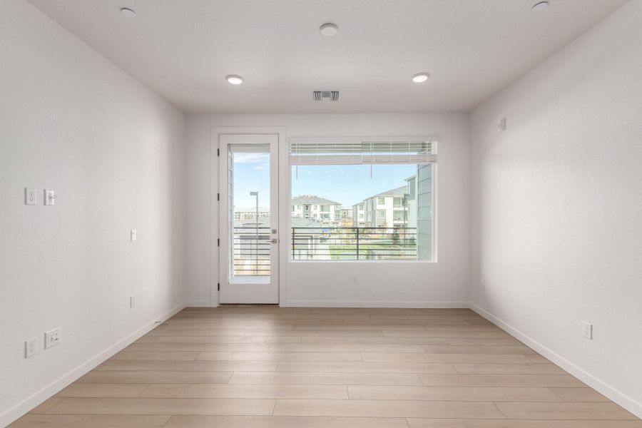 Spacious, unfurnished interior of a new home in Gateway Commons, Denver (Image 13). Spacious, unfurnished interior of a new home in Gateway Commons, Denver (Image 13).