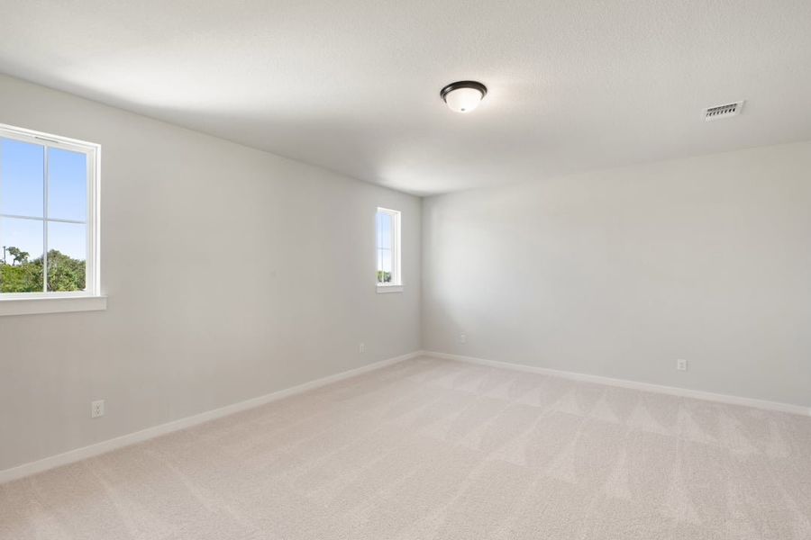 Spacious, unfurnished interior of a new home in Park Collection At Wolf Ranch, Georgetown (Image 49).