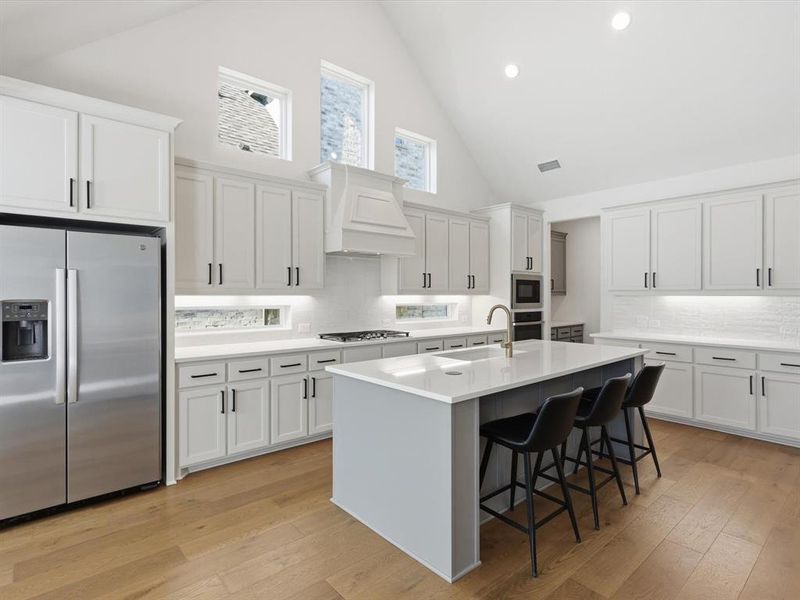 Furnished interior view inside a new home in Nelson Lake, Rockwall (Image 8). Furnished interior view inside a new home in Nelson Lake, Rockwall (Image 8).