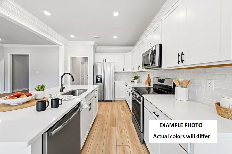 Furnished interior view inside a new home in Young Oaks, Crestview (Image 3).