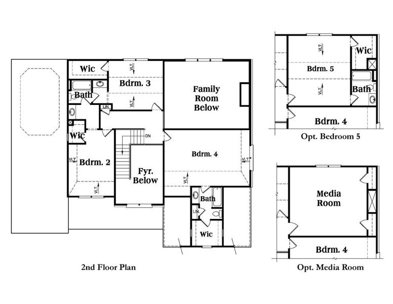 2D floor plan layout of this home in St. Regis, Oxford, GA (Image 3).