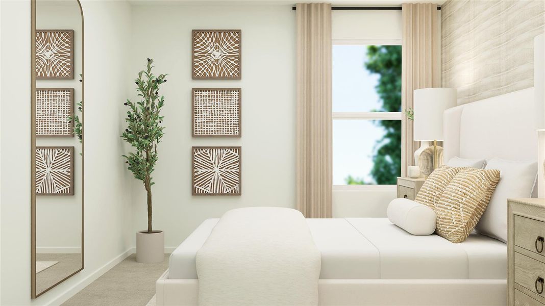 Furnished interior view inside a new home in Synova, Crosby (Image 14).