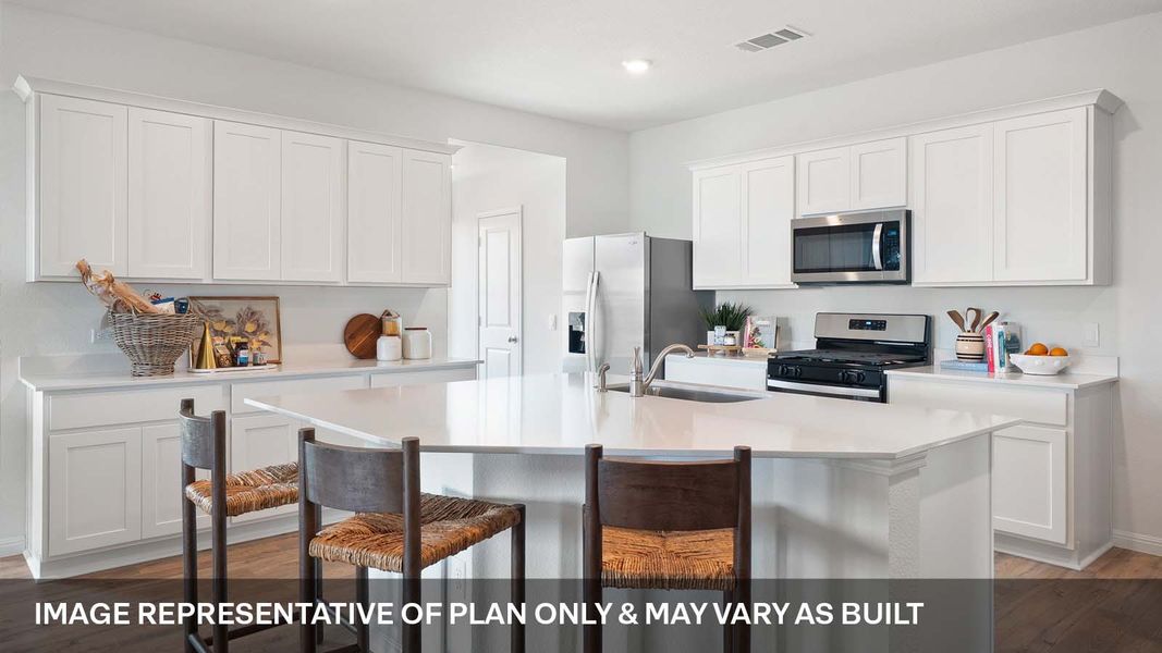 Furnished interior view inside a new home in Monarch Ranch, Manor (Image 11).