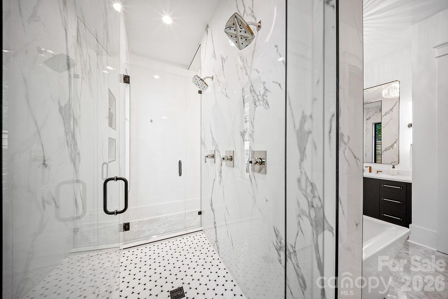 Furnished interior view inside a new home in , Charlotte (Image 7).