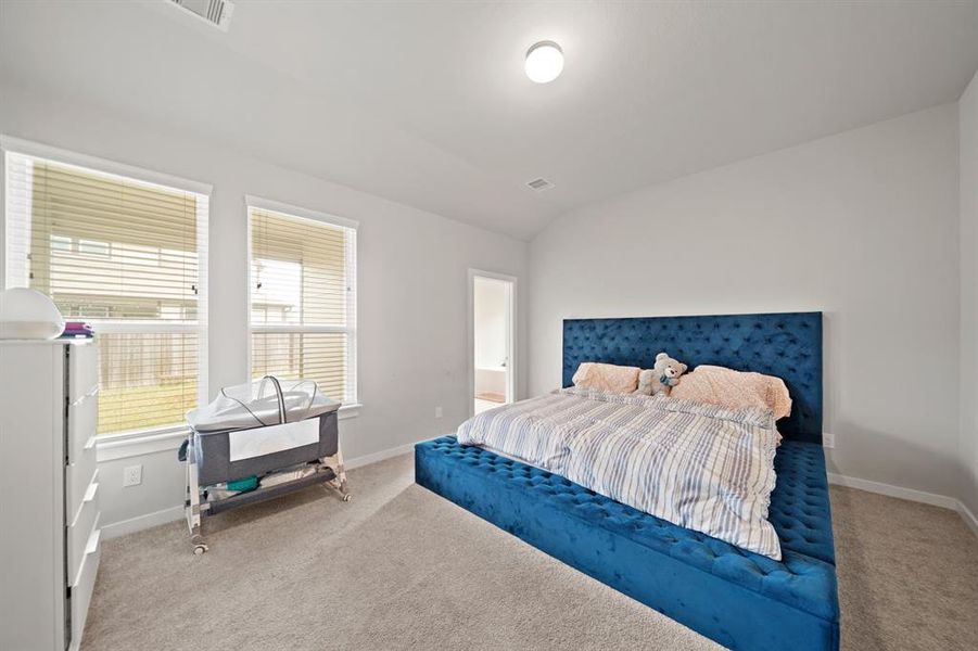 Now into your primary suite. This is a large space to create your own private retreat with en-suite bath.
