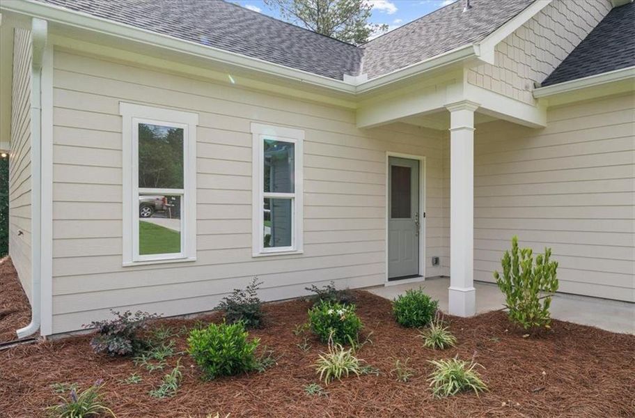 Exterior details and patio area of a home in , Dahlonega (Image 24). Exterior details and patio area of a home in , Dahlonega (Image 24).