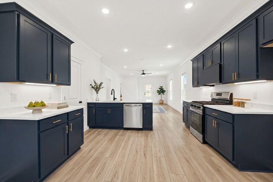 Furnished interior view inside a new home in Mostyn Springs, Magnolia (Image 6).