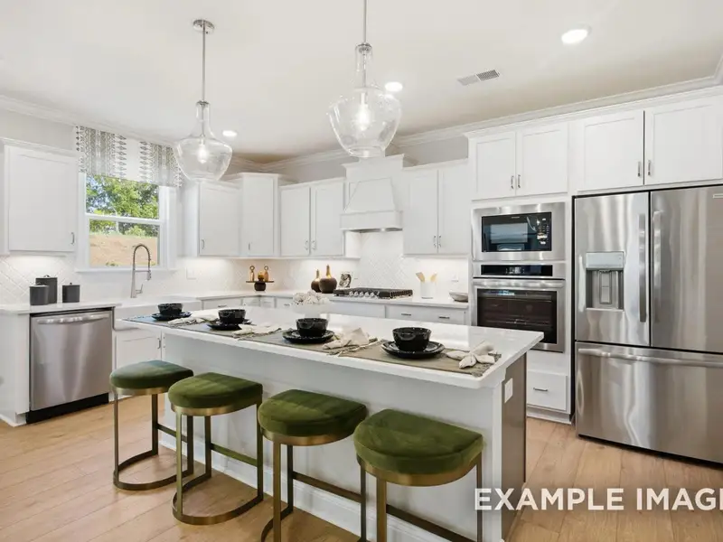 Furnished interior view inside a new home in Addison West, Holly Springs (Image 4).