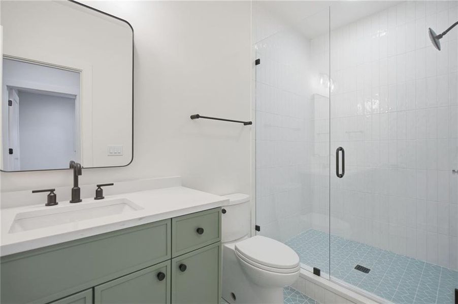 Furnished interior view inside a new home in , Atlanta (Image 8).