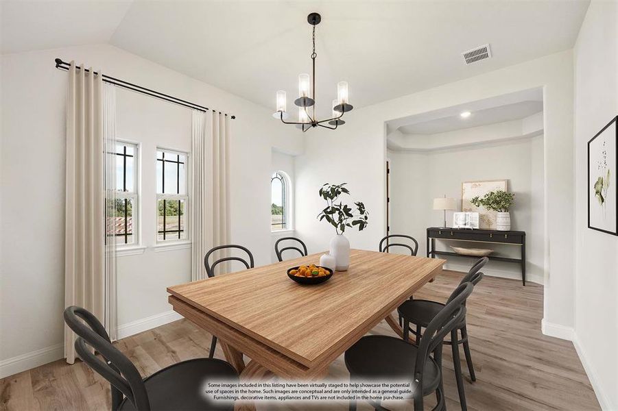 Furnished interior view inside a new home in Hampton Park, Glenn Heights (Image 7). Furnished interior view inside a new home in Hampton Park, Glenn Heights (Image 7).