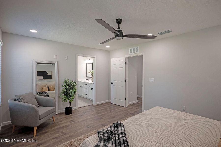 Furnished interior view inside a new home in , St. Johns (Image 15).