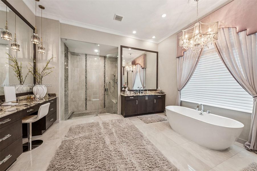 Furnished interior view inside a new home in , Palm Beach Gardens (Image 25).