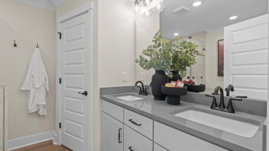 Furnished interior view inside a new home in Spring Village Townhomes, Angier (Image 12).