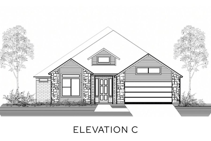 Representative rendering of the exterior for the The Stratford by Lillian Custom Homes (Image 7).