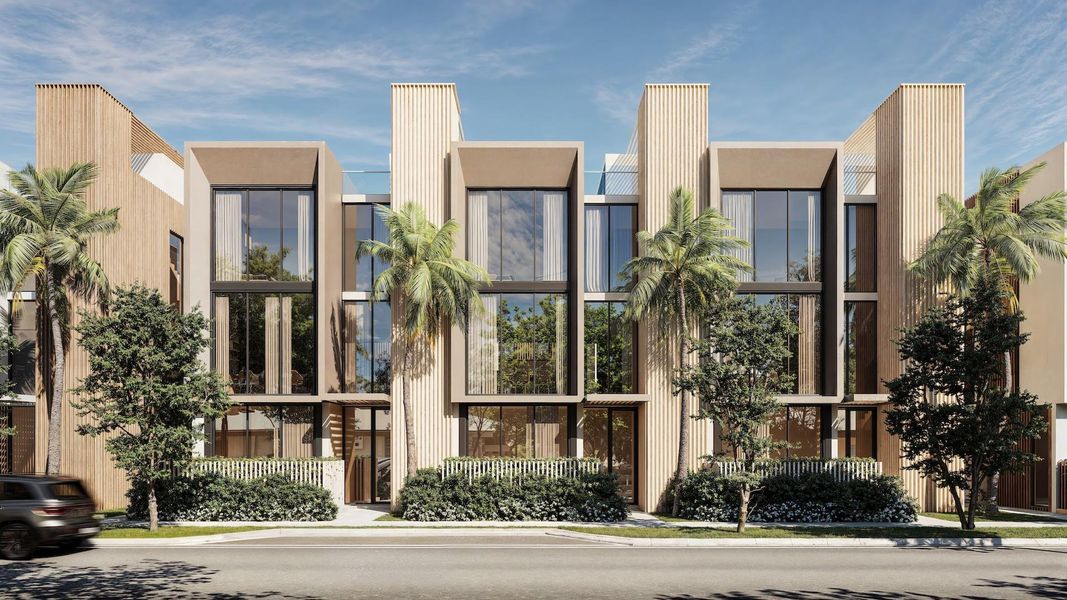 Front exterior of a new home in , Fort Lauderdale, FL, highlighting curb appeal (Image 18).