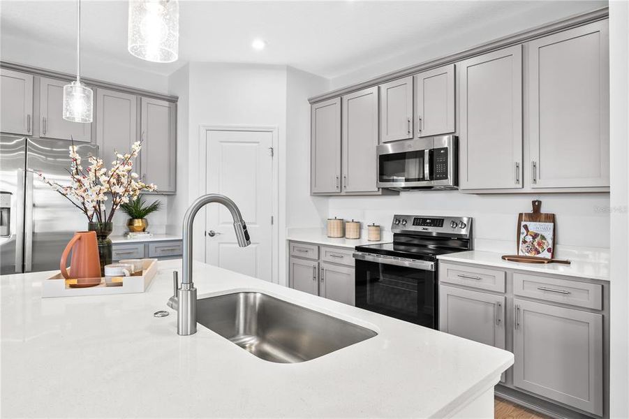 Furnished interior view inside a new home in Oakfield Trails, Parrish (Image 46). Furnished interior view inside a new home in Oakfield Trails, Parrish (Image 46).