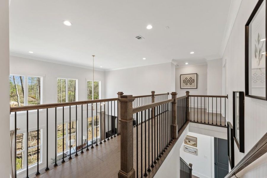 Furnished interior view inside a new home in Arden on Lanier, Cumming (Image 14).