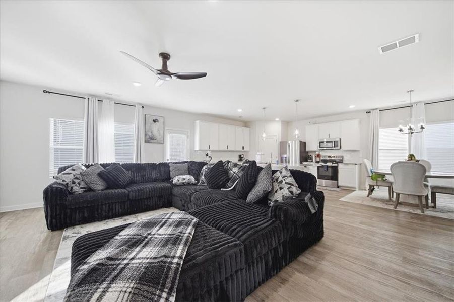 Furnished interior view inside a new home in , McDonough (Image 6).
