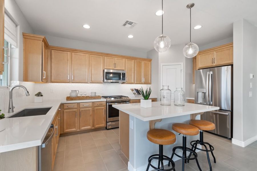 Representative furnished interior of a home built from the 35-4 by Taylor Morrison in Parkside, Phoenix (Image 11).