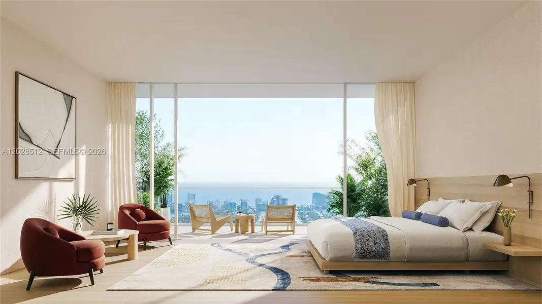 Furnished interior view inside a new home in , Fort Lauderdale (Image 3).