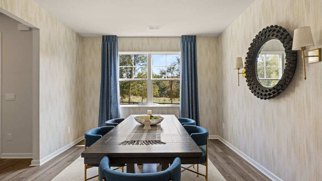 Representative furnished interior of a home built from the Halton by D.R. Horton in Jackson Landing, Jefferson (Image 8).