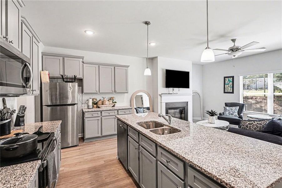Furnished interior view inside a new home in , McDonough (Image 9).